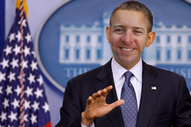 President Obama Speaks On The Economy In The White House Briefing Room