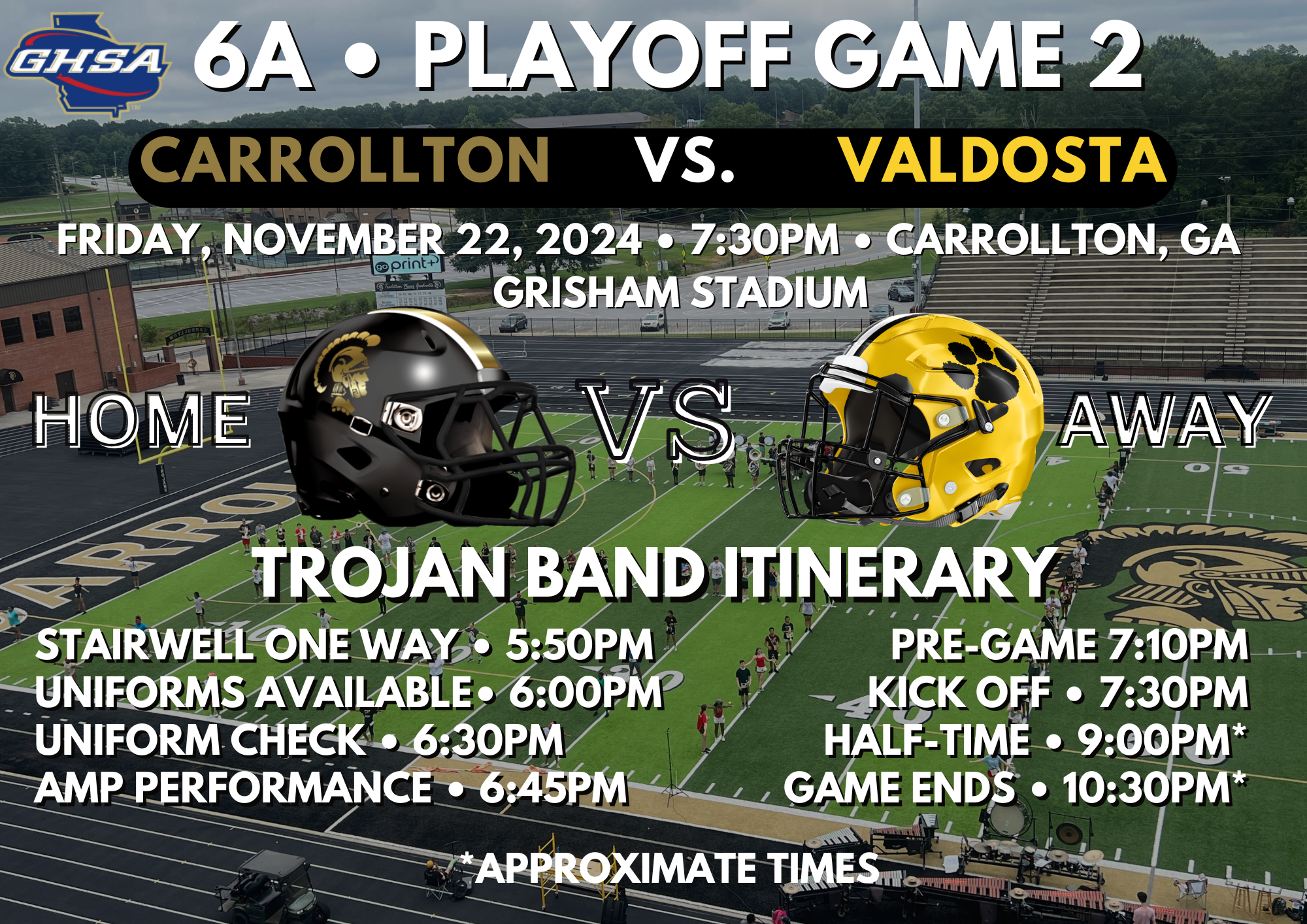 Round 2 on Friday! Go Trojans!