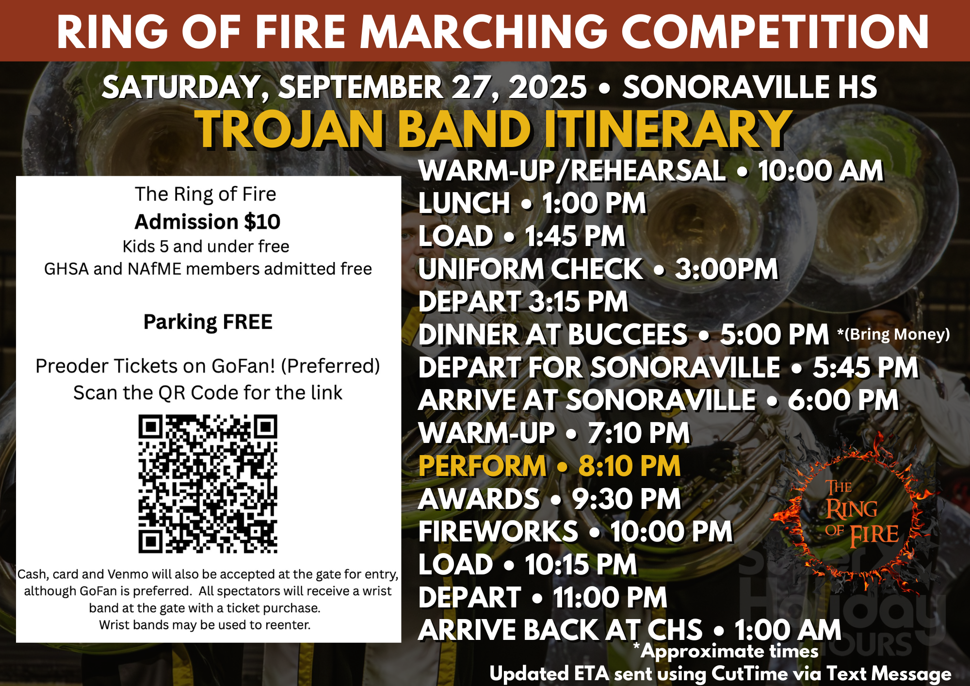 Trojans are 6-0 and 1st Competition this Saturday
