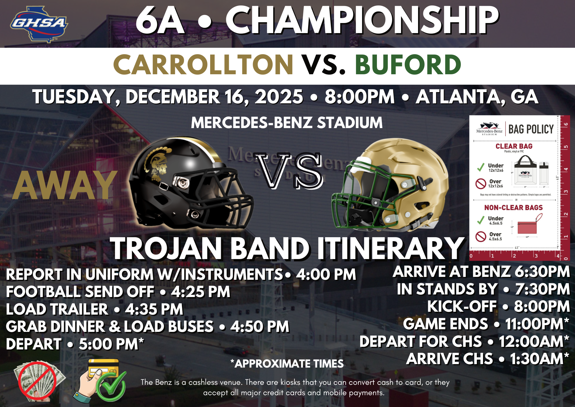 Concert and State Championship