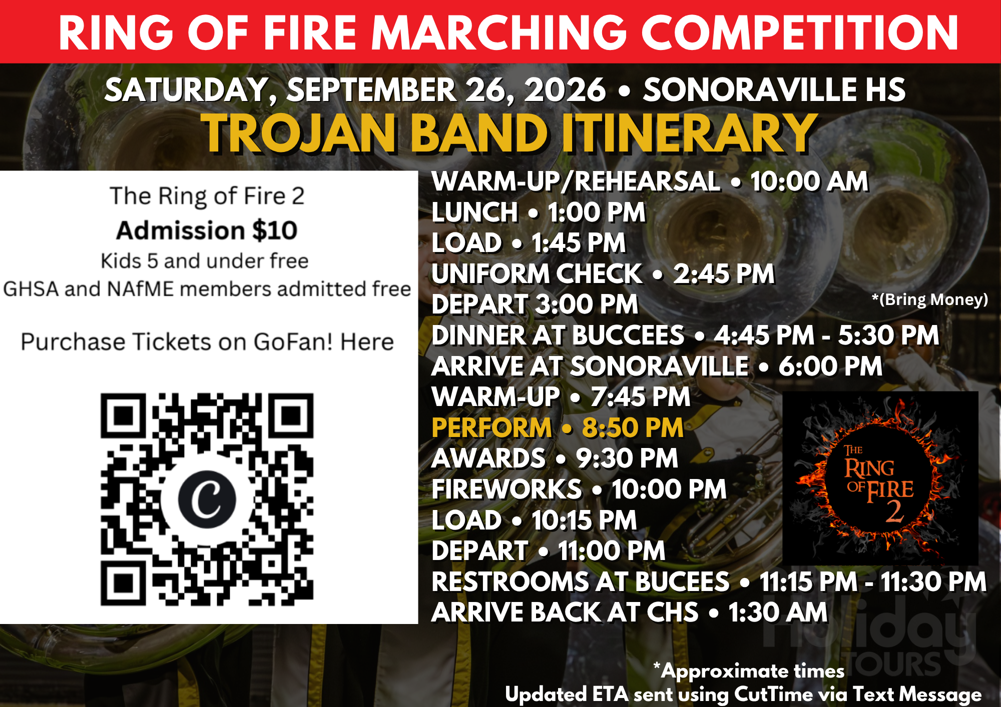 Competition on Saturday!
